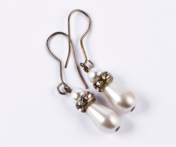 Pearl Pear Drop Earrings