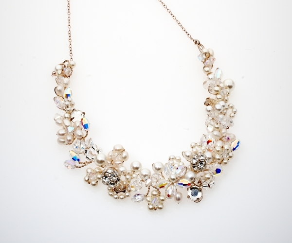 Champagne Filagree Necklace