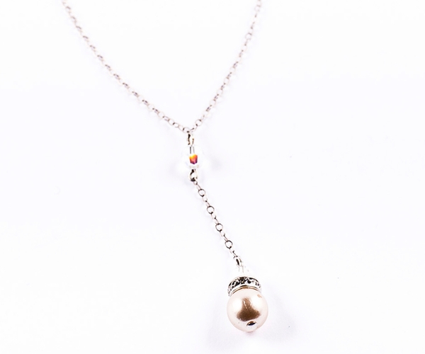 Georgia Drop Pearl Necklace